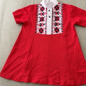 Girls handmade vintage dress